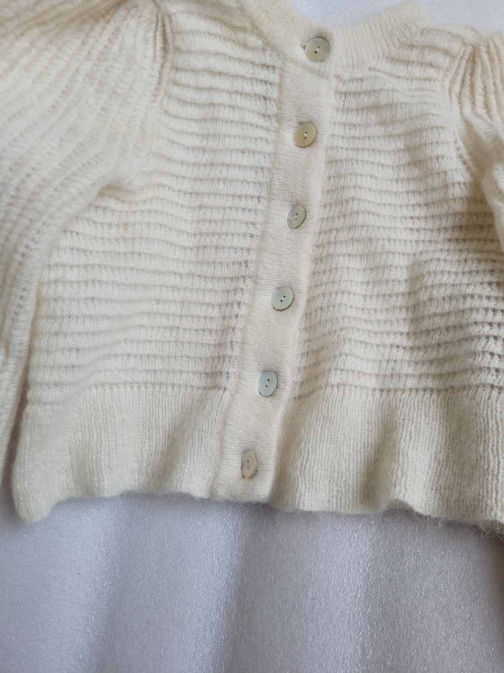 Wilfred Alessia Alpaca Blend Cardigan Birch Cream XS - Picture 7 of 15